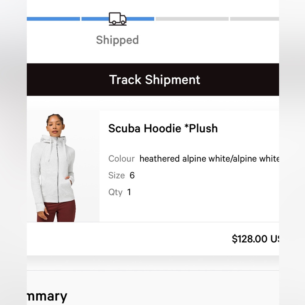 Lululemon Full Zip Scuba Hoodie